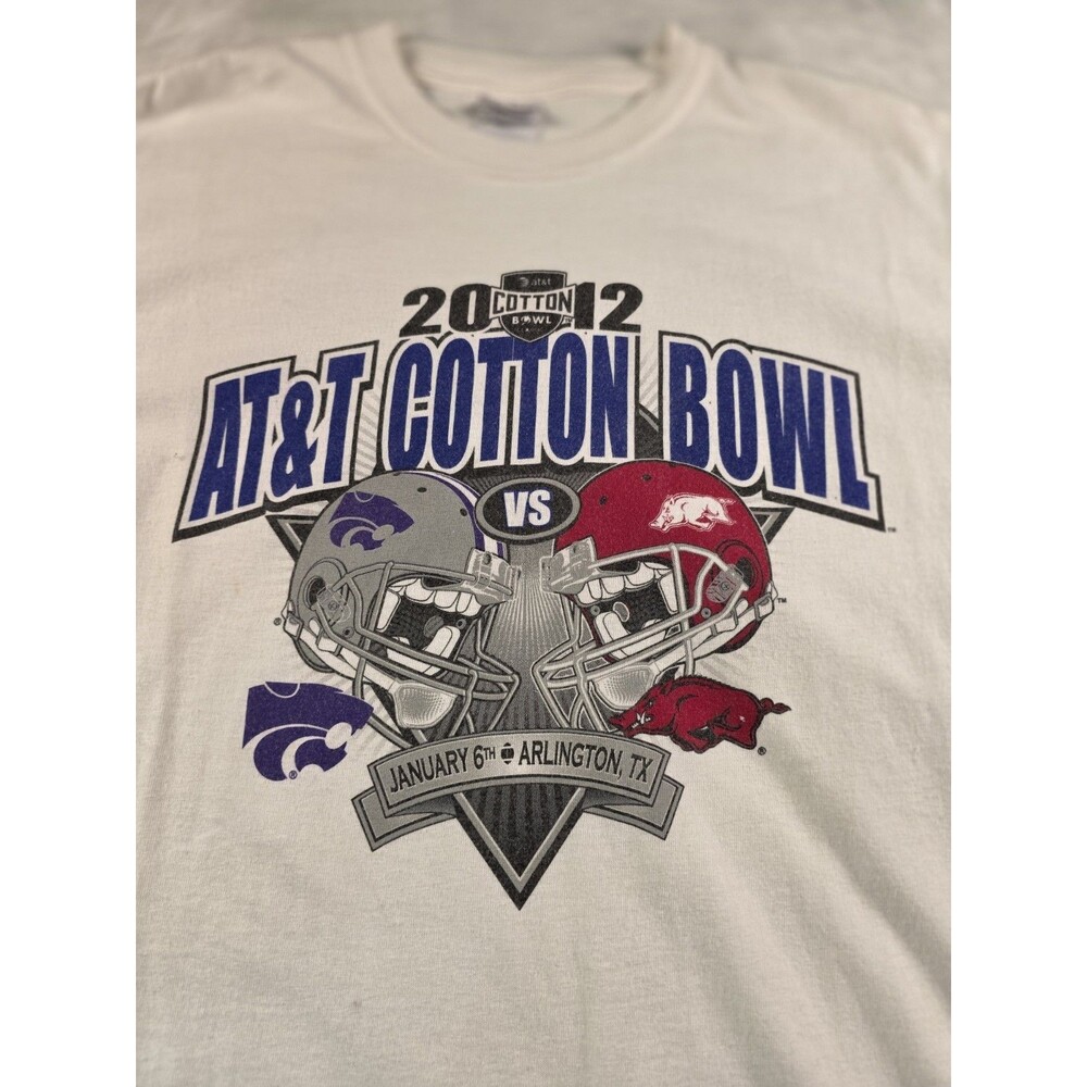 2012 Cotton Bowl Arkansas Vs Kansas Mens Size M